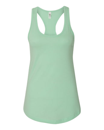 Pretreated Next Level 1533 Women's Ideal Racerback Tank - Mint