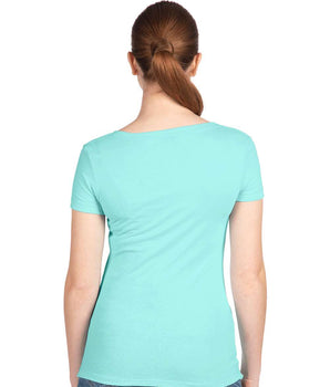 Pretreated Next Level 1540 Women's Ideal V-Neck T-Shirt - Cancun Back
