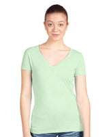 Pretreated Next Level 1540 Women's Ideal V-Neck T-Shirt - Mint