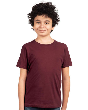 Pretreated Next Level 3310 Youth Cotton T-Shirt - Maroon