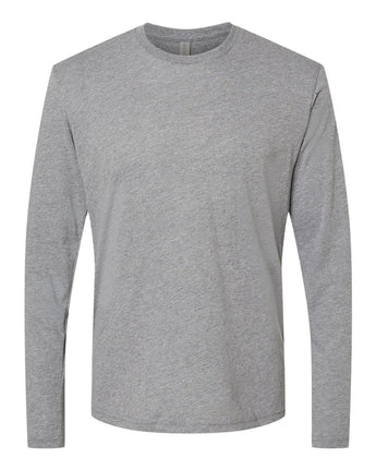 Pretreated Next Level 6071 Unisex Triblend Long Sleeve T-Shirt - Premium Heather