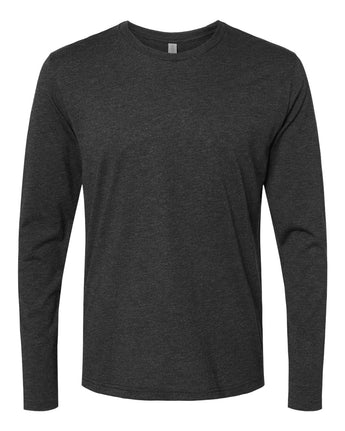 Pretreated Next Level 6071 Unisex Triblend Long Sleeve T-Shirt - Vintage Black