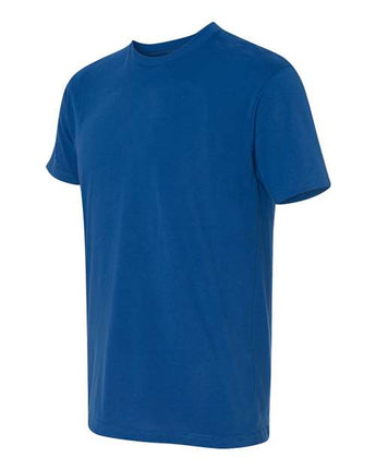 Pretreated Next Level 6410 Unisex Sueded Tee - Royal - Side