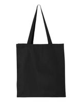 Pretreated Q-Tees Q125300 14L Shopping Bag - Black