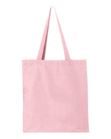 Pretreated Q-Tees Q125300 14L Shopping Bag - Light Pink