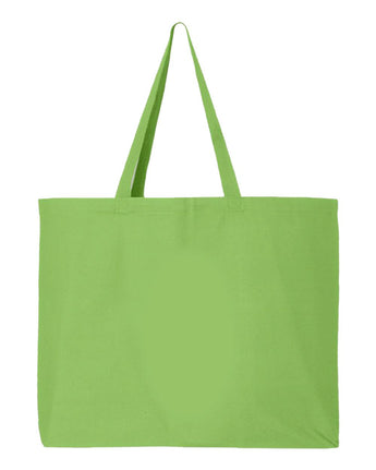Pretreated Q-Tees Q600 25L Jumbo Tote - Lime