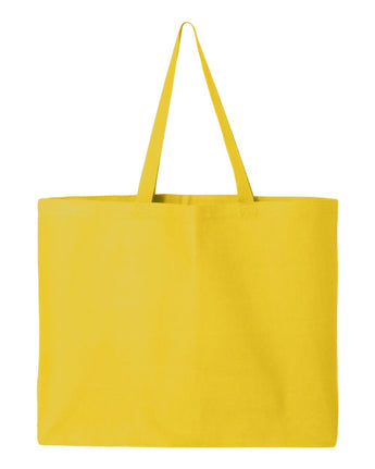 Pretreated Q-Tees Q600 25L Jumbo Tote - Yellow