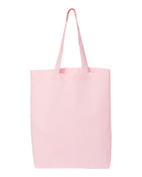 Pretreated Q-Tees QTBG 12L Economical Tote - Light Pink