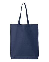 Pretreated Q-Tees QTBG 12L Economical Tote - Navy
