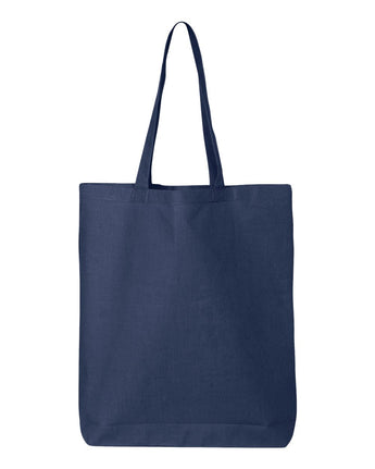 Pretreated Q-Tees QTBG 12L Economical Tote - Navy
