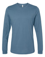 Pretreated BELLA+CANVAS 3501 Unisex Jersey Long Sleeve Tee - Steel Blue