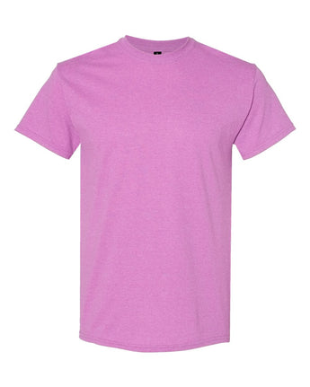 Pretreated Gildan 5000 Heavy Cotton T-Shirt - Heather Radiant Orchid
