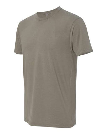 Pretreated Next Level 6410 Unisex Sueded Tee - Warm Grey - Side