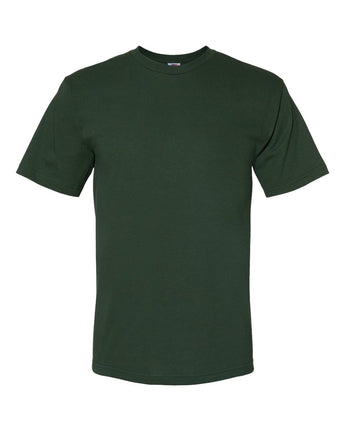 Pretreated Bayside 5040 Unisex USA-Made Midweight T-Shirt - Hunter Green