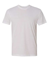 Pretreated Next Level 6410 Unisex Sueded Tee - White