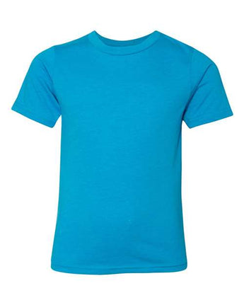 Pretreated Next Level 3312 Youth CVC Tee - Turquoise