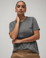 Pretreated BELLA+CANVAS 6400CVC Women's Relaxed CVC Jersey Tee