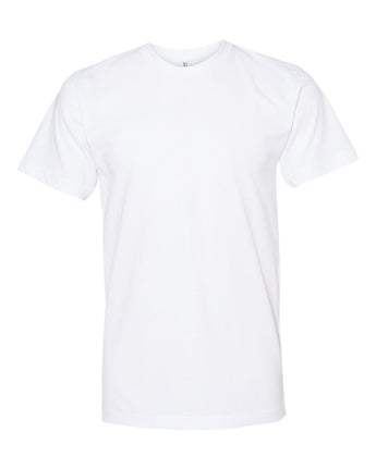 Pretreated American Apparel 2001 Unisex Fine Jersey Tee - White