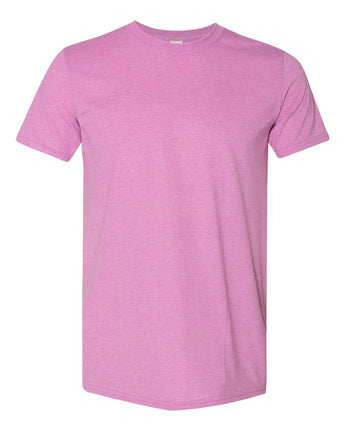 Pretreated Gildan 64000 Softstyle T-Shirt - Heather Radiant Orchid
