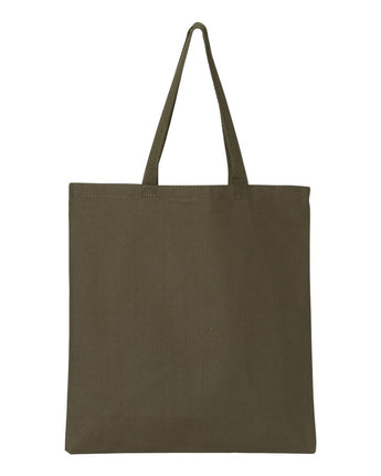 Pretreated Q-Tees Q800 Promotional Tote - Army