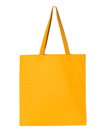 Pretreated Q-Tees Q800 Promotional Tote - Gold
