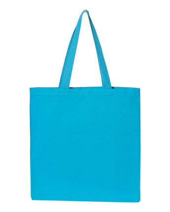 Pretreated Q-Tees Q800 Promotional Tote - Turquoise
