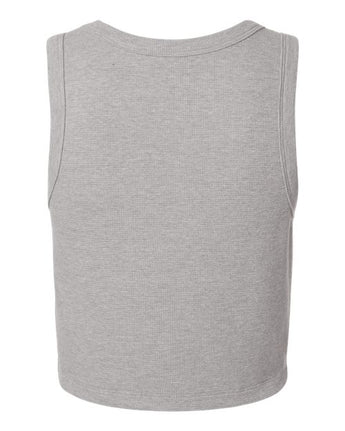 Pretreated Next Level 8083 Women's Ideal Thermal Tank - Heather Grey - Back
