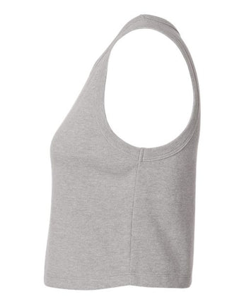 Pretreated Next Level 8083 Women's Ideal Thermal Tank - Heather Grey - Side