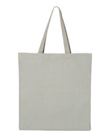 Pretreated Q-Tees Q800 Promotional Tote - Grey