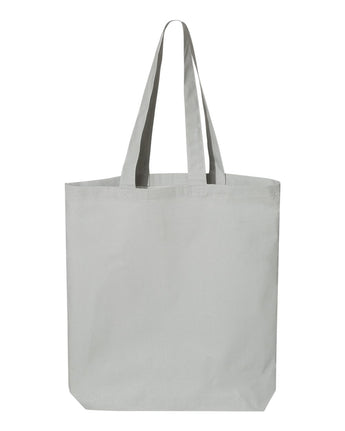 Pretreated Q-Tees QTBG 12L Economical Tote - Grey