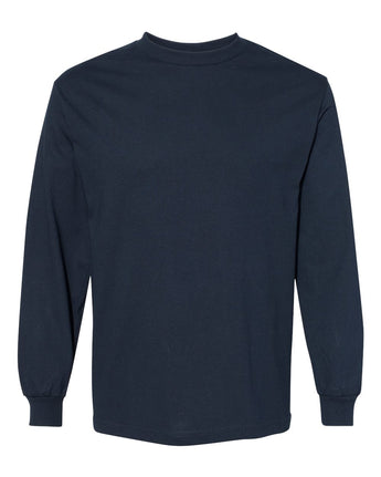Pretreated American Apparel 1304 Unisex Heavyweight Cotton Long Sleeve Tee - True Navy