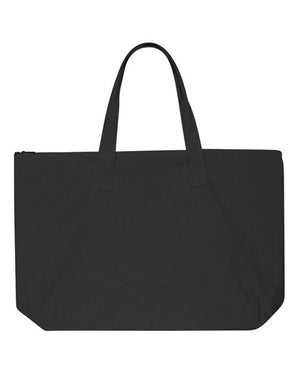 Pretreated Liberty Bags 8863 Tote with Top Zippered Closure - Lifestyle