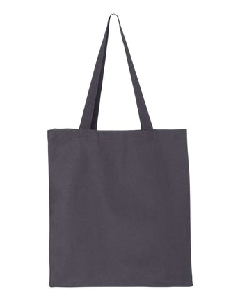 Pretreated Q-Tees Q125300 14L Shopping Bag - Charcoal