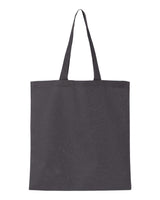 Pretreated Q-Tees QTB Economical Tote - Charcoal