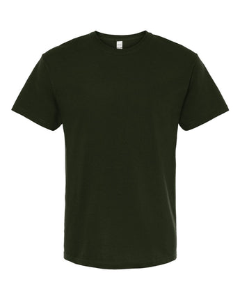 Pretreated M&O 4800 Gold Soft Touch T-Shirt - Forest Green