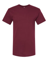 Pretreated M&O 4800 Gold Soft Touch T-Shirt - Maroon