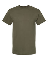 Pretreated M&O 4800 Gold Soft Touch T-Shirt - Military Green