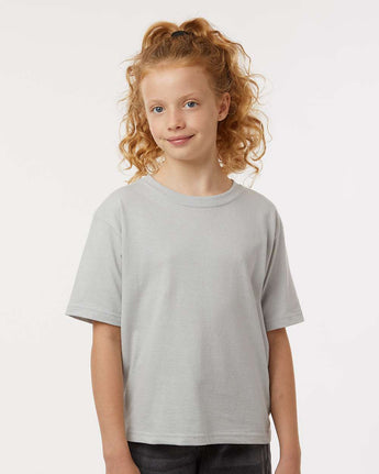 Pretreated M&O 4850 Youth Gold Soft Touch T-Shirt - Platinum