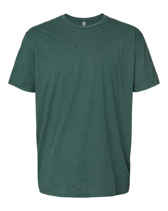 Pretreated Next Level 6210 Unisex CVC T-Shirt - Heather Forest Green