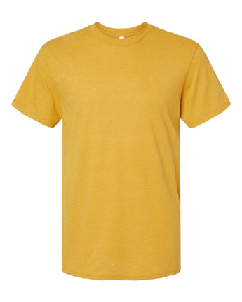 Pretreated American Apparel 2001CVC Unisex CVC Tee - Heather Mustard