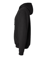 Pretreated M&O 7800 Unisex ACE Fleece Hooded Sweatshirt - Black - Side