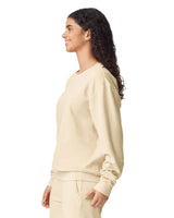 Pretreated Comfort Colors 1466 Lightweight Adult Crewneck Sweatshirt - Ivory - Side