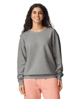 Pretreated Comfort Colors 1466 Lightweight Adult Crewneck Sweatshirt - Grey