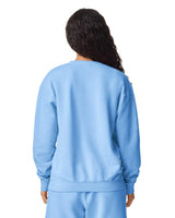 Pretreated Comfort Colors 1466 Lightweight Adult Crewneck Sweatshirt - Hydrangea - Back