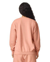 Pretreated Comfort Colors 1466 Lightweight Adult Crewneck Sweatshirt - Peachy - Back