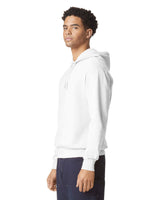 Pretreated Comfort Colors 1467 Lightweight Adult Hooded Sweatshirt - White - Side