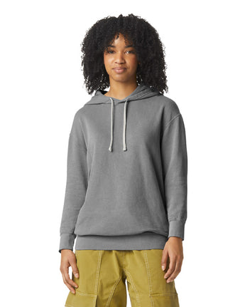 Pretreated Comfort Colors 1467 Lightweight Adult Hooded Sweatshirt - Grey