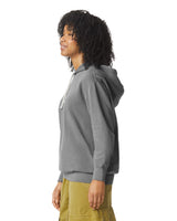 Pretreated Comfort Colors 1467 Lightweight Adult Hooded Sweatshirt - Grey - Side