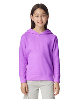 Pretreated Comfort Colors 1467Y Lightweight Youth Hooded Sweatshirt - Neon Violet