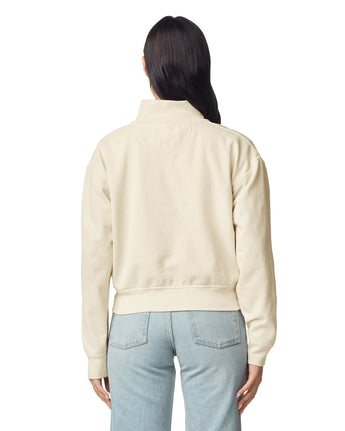 Pretreated Comfort Colors 1570L Women's Full Zip Jacket - Ivory - Back